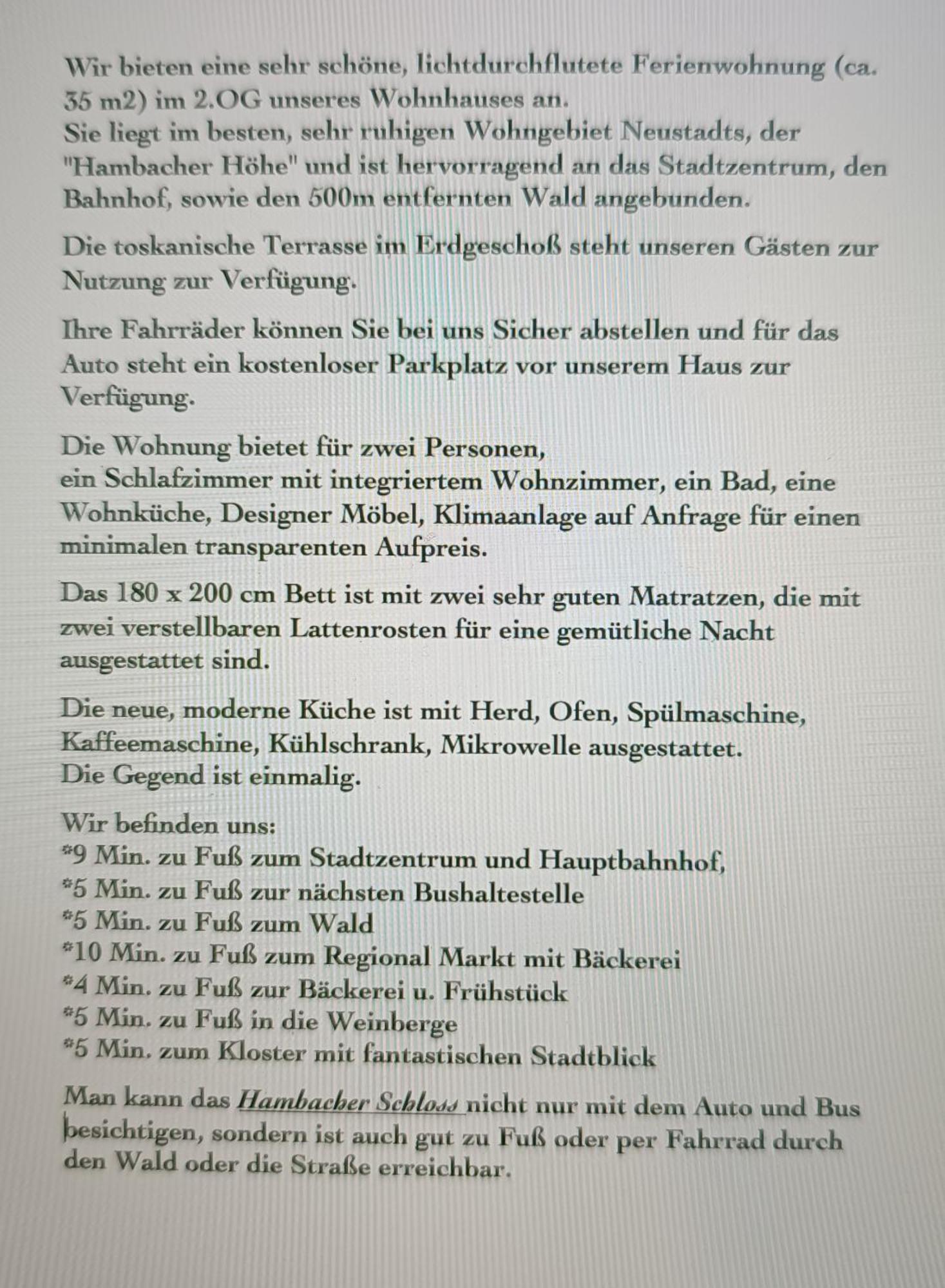 Ferienwohnung Forest & Wein Neustadt an der Weinstrasse Luaran gambar